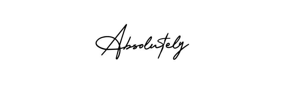 Here are the top 10 professional signature styles for the name Absolutely. These are the best autograph styles you can use for your name. Absolutely signature style 3 images and pictures png