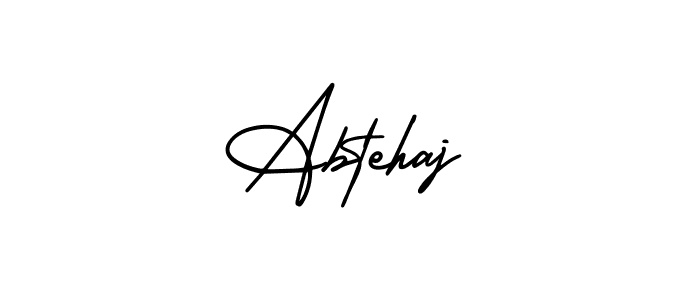 Create a beautiful signature design for name Abtehaj. With this signature (AmerikaSignatureDemo-Regular) fonts, you can make a handwritten signature for free. Abtehaj signature style 3 images and pictures png