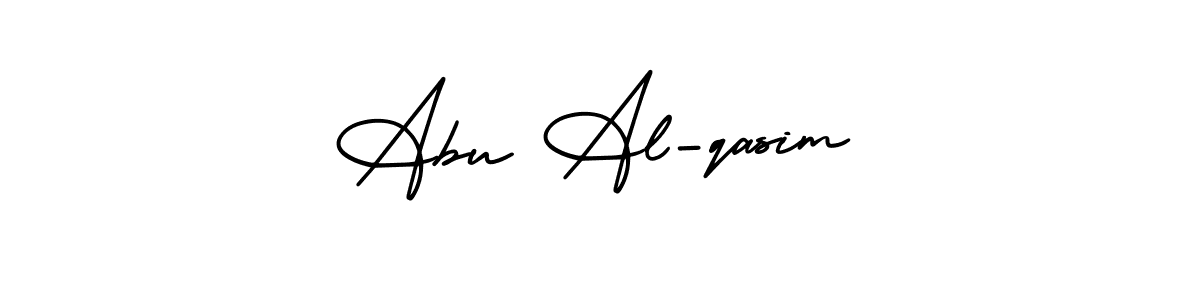 The best way (AmerikaSignatureDemo-Regular) to make a short signature is to pick only two or three words in your name. The name Abu Al-qasim include a total of six letters. For converting this name. Abu Al-qasim signature style 3 images and pictures png