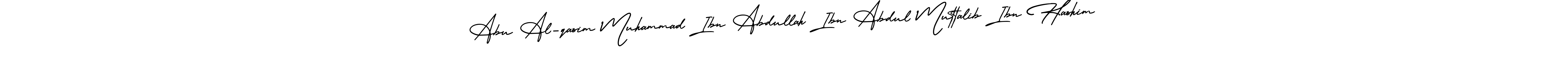 Create a beautiful signature design for name Abu Al-qasim Muhammad Ibn Abdullah Ibn Abdul Muttalib Ibn Hashim. With this signature (AmerikaSignatureDemo-Regular) fonts, you can make a handwritten signature for free. Abu Al-qasim Muhammad Ibn Abdullah Ibn Abdul Muttalib Ibn Hashim signature style 3 images and pictures png