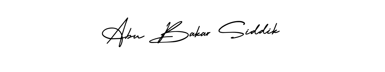 This is the best signature style for the Abu Bakar Siddik name. Also you like these signature font (AmerikaSignatureDemo-Regular). Mix name signature. Abu Bakar Siddik signature style 3 images and pictures png