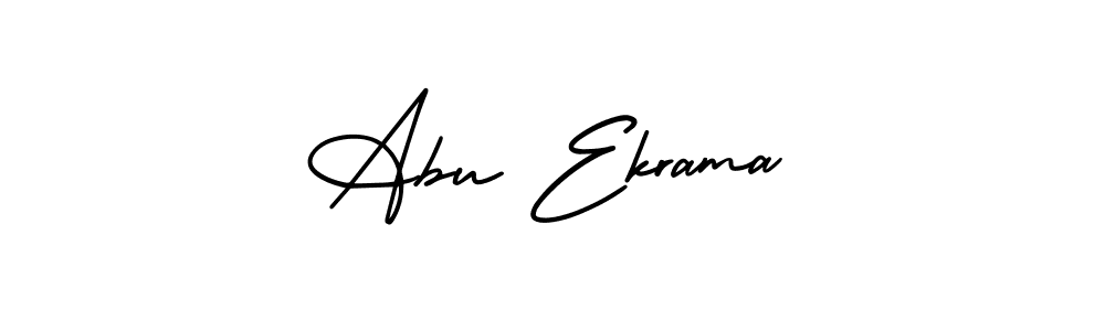 Also we have Abu Ekrama name is the best signature style. Create professional handwritten signature collection using AmerikaSignatureDemo-Regular autograph style. Abu Ekrama signature style 3 images and pictures png