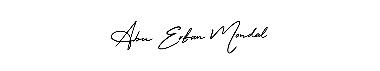 How to make Abu Erfan Mondal signature? AmerikaSignatureDemo-Regular is a professional autograph style. Create handwritten signature for Abu Erfan Mondal name. Abu Erfan Mondal signature style 3 images and pictures png