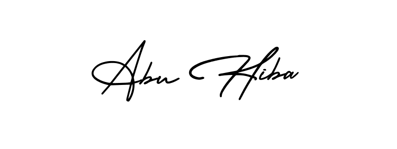 AmerikaSignatureDemo-Regular is a professional signature style that is perfect for those who want to add a touch of class to their signature. It is also a great choice for those who want to make their signature more unique. Get Abu Hiba name to fancy signature for free. Abu Hiba signature style 3 images and pictures png