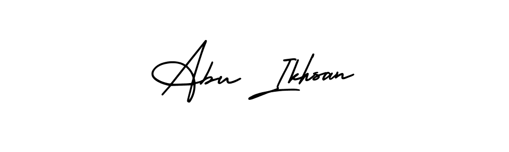AmerikaSignatureDemo-Regular is a professional signature style that is perfect for those who want to add a touch of class to their signature. It is also a great choice for those who want to make their signature more unique. Get Abu Ikhsan name to fancy signature for free. Abu Ikhsan signature style 3 images and pictures png