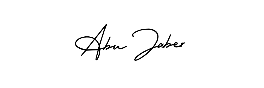 It looks lik you need a new signature style for name Abu Jaber. Design unique handwritten (AmerikaSignatureDemo-Regular) signature with our free signature maker in just a few clicks. Abu Jaber signature style 3 images and pictures png