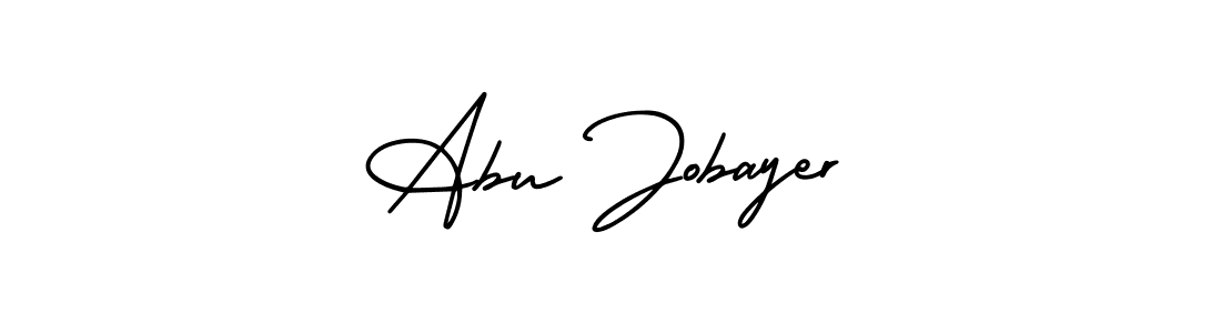 Abu Jobayer stylish signature style. Best Handwritten Sign (AmerikaSignatureDemo-Regular) for my name. Handwritten Signature Collection Ideas for my name Abu Jobayer. Abu Jobayer signature style 3 images and pictures png