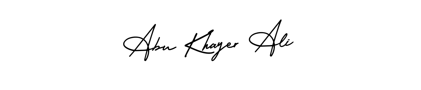 How to make Abu Khayer Ali signature? AmerikaSignatureDemo-Regular is a professional autograph style. Create handwritten signature for Abu Khayer Ali name. Abu Khayer Ali signature style 3 images and pictures png