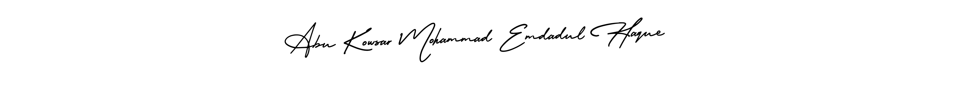 How to Draw Abu Kowsar Mohammad Emdadul Haque signature style? AmerikaSignatureDemo-Regular is a latest design signature styles for name Abu Kowsar Mohammad Emdadul Haque. Abu Kowsar Mohammad Emdadul Haque signature style 3 images and pictures png