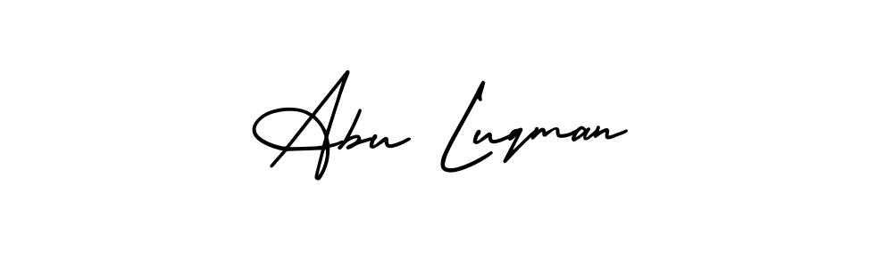 Best and Professional Signature Style for Abu Luqman. AmerikaSignatureDemo-Regular Best Signature Style Collection. Abu Luqman signature style 3 images and pictures png