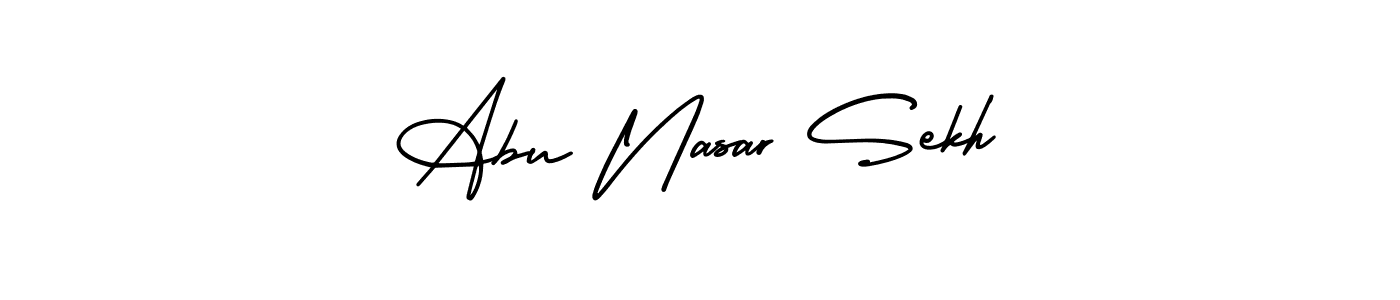 Design your own signature with our free online signature maker. With this signature software, you can create a handwritten (AmerikaSignatureDemo-Regular) signature for name Abu Nasar Sekh. Abu Nasar Sekh signature style 3 images and pictures png