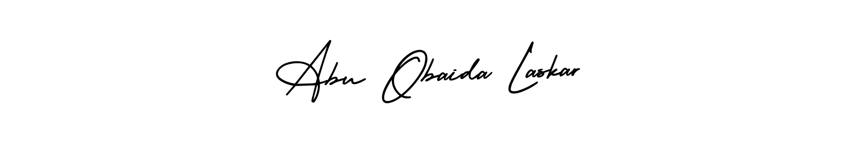 Use a signature maker to create a handwritten signature online. With this signature software, you can design (AmerikaSignatureDemo-Regular) your own signature for name Abu Obaida Laskar. Abu Obaida Laskar signature style 3 images and pictures png