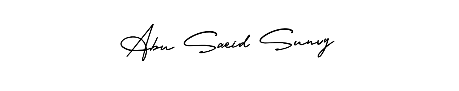 Best and Professional Signature Style for Abu Saeid Sunvy. AmerikaSignatureDemo-Regular Best Signature Style Collection. Abu Saeid Sunvy signature style 3 images and pictures png