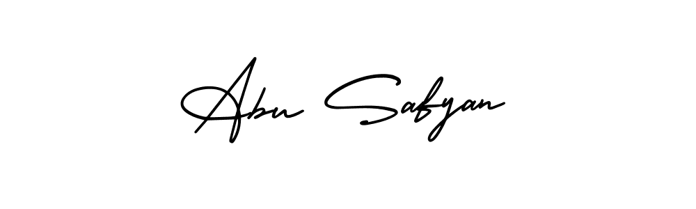 Abu Safyan stylish signature style. Best Handwritten Sign (AmerikaSignatureDemo-Regular) for my name. Handwritten Signature Collection Ideas for my name Abu Safyan. Abu Safyan signature style 3 images and pictures png