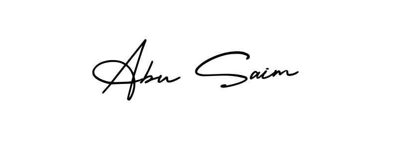 Also we have Abu Saim name is the best signature style. Create professional handwritten signature collection using AmerikaSignatureDemo-Regular autograph style. Abu Saim signature style 3 images and pictures png