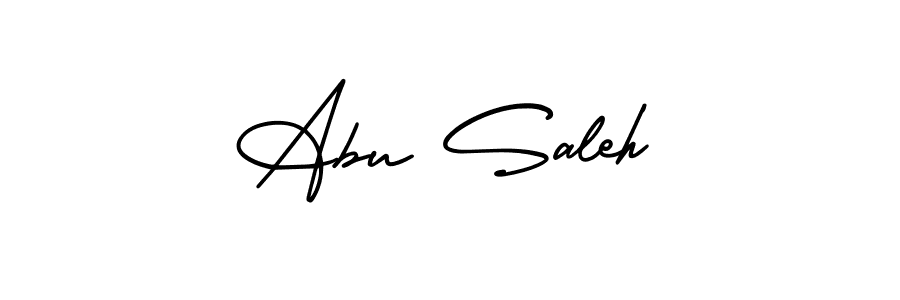 Design your own signature with our free online signature maker. With this signature software, you can create a handwritten (AmerikaSignatureDemo-Regular) signature for name Abu Saleh. Abu Saleh signature style 3 images and pictures png