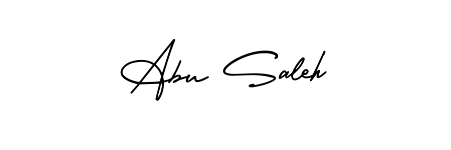 Design your own signature with our free online signature maker. With this signature software, you can create a handwritten (AmerikaSignatureDemo-Regular) signature for name Abu Saleh. Abu Saleh signature style 3 images and pictures png