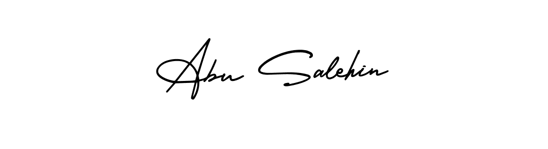 Make a beautiful signature design for name Abu Salehin. Use this online signature maker to create a handwritten signature for free. Abu Salehin signature style 3 images and pictures png