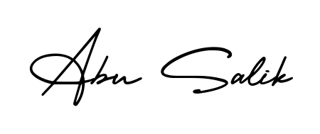 Explore multiple handwriting variations for Abu Salik including this stunning AmerikaSignatureDemo-Regular design. Free to use across all platforms. Abu Salik signature style 3 images and pictures png