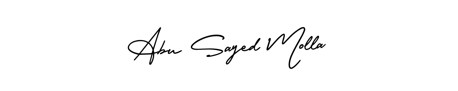 Make a beautiful signature design for name Abu Sayed Molla. Use this online signature maker to create a handwritten signature for free. Abu Sayed Molla signature style 3 images and pictures png