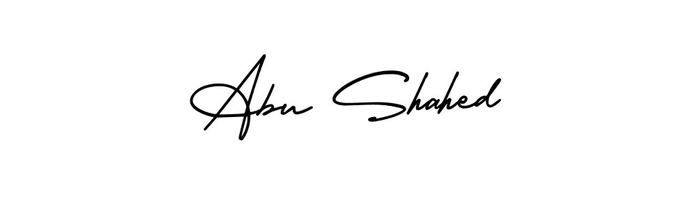Make a beautiful signature design for name Abu Shahed. Use this online signature maker to create a handwritten signature for free. Abu Shahed signature style 3 images and pictures png