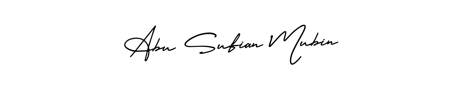 Design your own signature with our free online signature maker. With this signature software, you can create a handwritten (AmerikaSignatureDemo-Regular) signature for name Abu Sufian Mubin. Abu Sufian Mubin signature style 3 images and pictures png