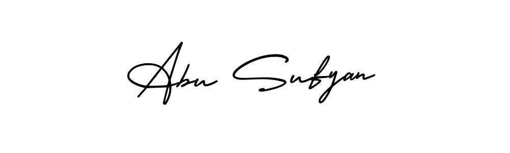 It looks lik you need a new signature style for name Abu Sufyan. Design unique handwritten (AmerikaSignatureDemo-Regular) signature with our free signature maker in just a few clicks. Abu Sufyan signature style 3 images and pictures png