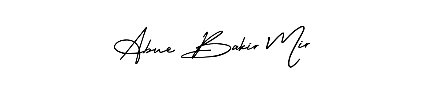 It looks lik you need a new signature style for name Abue Bakir Mir. Design unique handwritten (AmerikaSignatureDemo-Regular) signature with our free signature maker in just a few clicks. Abue Bakir Mir signature style 3 images and pictures png