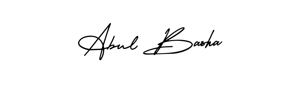 Create a beautiful signature design for name Abul Basha. With this signature (AmerikaSignatureDemo-Regular) fonts, you can make a handwritten signature for free. Abul Basha signature style 3 images and pictures png