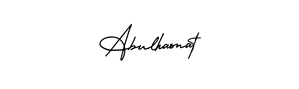 This is the best signature style for the Abulhasnat name. Also you like these signature font (AmerikaSignatureDemo-Regular). Mix name signature. Abulhasnat signature style 3 images and pictures png