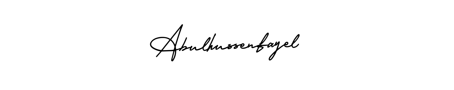 Similarly AmerikaSignatureDemo-Regular is the best handwritten signature design. Signature creator online .You can use it as an online autograph creator for name Abulhussenfayel. Abulhussenfayel signature style 3 images and pictures png