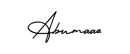 Enhance your business communications with Abumaaz signature in AmerikaSignatureDemo-Regular lettering. Clean, modern, and universally compatible. Abumaaz signature style 3 images and pictures png
