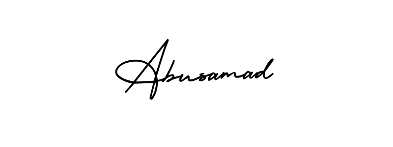 AmerikaSignatureDemo-Regular is a professional signature style that is perfect for those who want to add a touch of class to their signature. It is also a great choice for those who want to make their signature more unique. Get Abusamad name to fancy signature for free. Abusamad signature style 3 images and pictures png