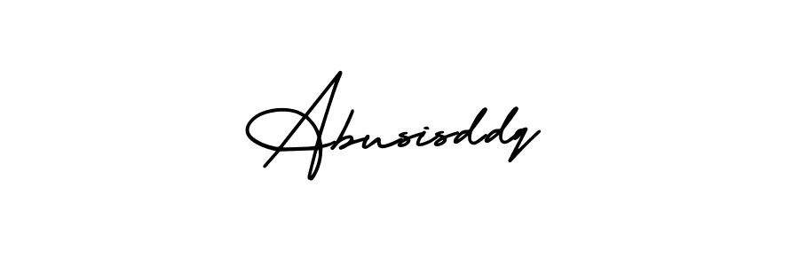Make a beautiful signature design for name Abusisddq. With this signature (AmerikaSignatureDemo-Regular) style, you can create a handwritten signature for free. Abusisddq signature style 3 images and pictures png