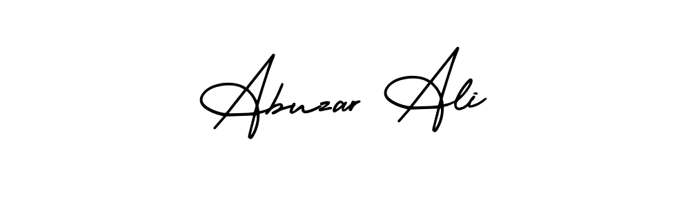 Make a beautiful signature design for name Abuzar Ali. Use this online signature maker to create a handwritten signature for free. Abuzar Ali signature style 3 images and pictures png