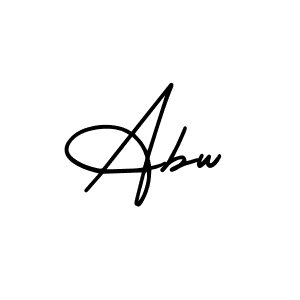 Make a beautiful signature design for name Abw. Use this online signature maker to create a handwritten signature for free. Abw signature style 3 images and pictures png