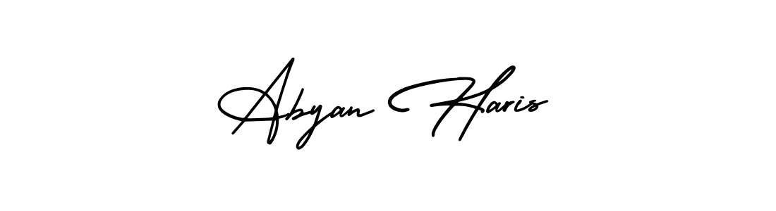 See photos of Abyan Haris official signature by Spectra . Check more albums & portfolios. Read reviews & check more about AmerikaSignatureDemo-Regular font. Abyan Haris signature style 3 images and pictures png