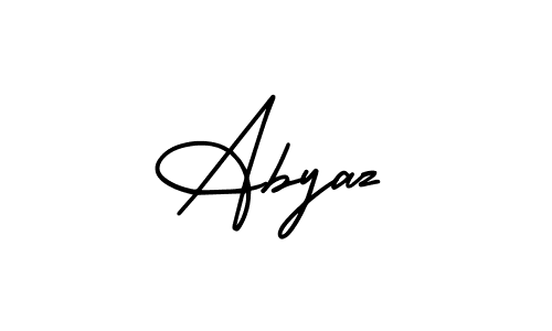 Create a beautiful signature design for name Abyaz. With this signature (AmerikaSignatureDemo-Regular) fonts, you can make a handwritten signature for free. Abyaz signature style 3 images and pictures png