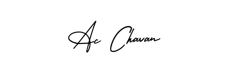How to Draw Ac Chavan signature style? AmerikaSignatureDemo-Regular is a latest design signature styles for name Ac Chavan. Ac Chavan signature style 3 images and pictures png
