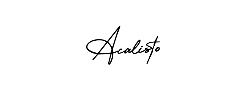 How to Draw Acalisto signature style? AmerikaSignatureDemo-Regular is a latest design signature styles for name Acalisto. Acalisto signature style 3 images and pictures png