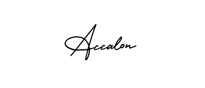 Make a beautiful signature design for name Accalon. Use this online signature maker to create a handwritten signature for free. Accalon signature style 3 images and pictures png