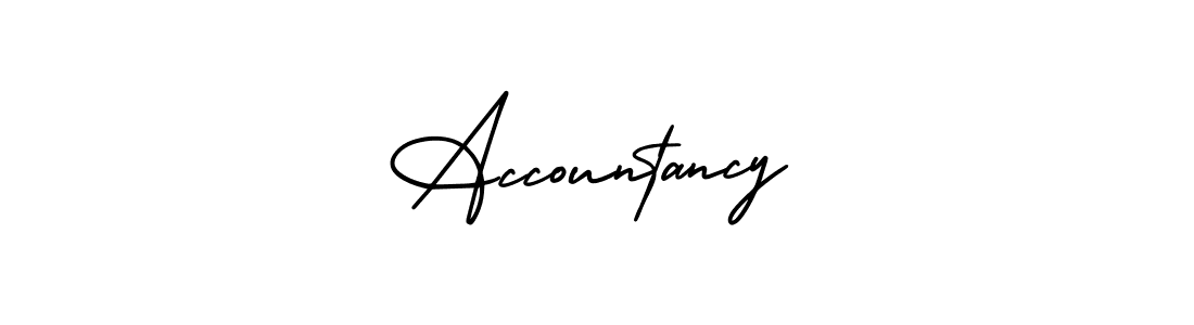 Create a beautiful signature design for name Accountancy. With this signature (AmerikaSignatureDemo-Regular) fonts, you can make a handwritten signature for free. Accountancy signature style 3 images and pictures png