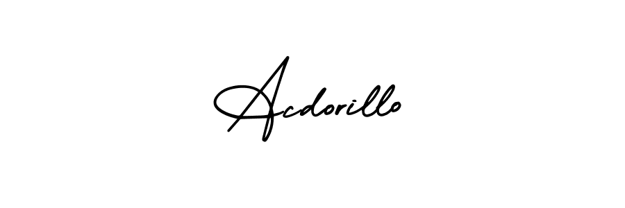 Similarly AmerikaSignatureDemo-Regular is the best handwritten signature design. Signature creator online .You can use it as an online autograph creator for name Acdorillo. Acdorillo signature style 3 images and pictures png