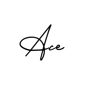 The best way (AmerikaSignatureDemo-Regular) to make a short signature is to pick only two or three words in your name. The name Ace include a total of six letters. For converting this name. Ace signature style 3 images and pictures png