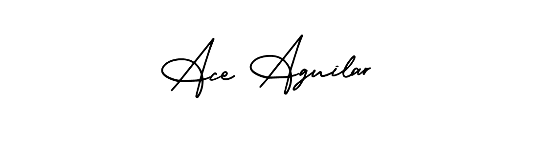 Make a beautiful signature design for name Ace Aguilar. Use this online signature maker to create a handwritten signature for free. Ace Aguilar signature style 3 images and pictures png
