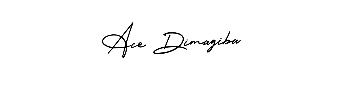 It looks lik you need a new signature style for name Ace Dimagiba. Design unique handwritten (AmerikaSignatureDemo-Regular) signature with our free signature maker in just a few clicks. Ace Dimagiba signature style 3 images and pictures png