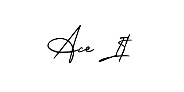 AmerikaSignatureDemo-Regular is a professional signature style that is perfect for those who want to add a touch of class to their signature. It is also a great choice for those who want to make their signature more unique. Get Ace It name to fancy signature for free. Ace It signature style 3 images and pictures png