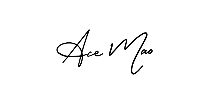 Design your own signature with our free online signature maker. With this signature software, you can create a handwritten (AmerikaSignatureDemo-Regular) signature for name Ace Mao. Ace Mao signature style 3 images and pictures png