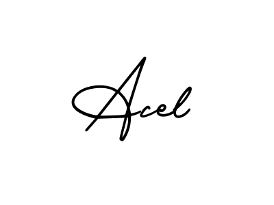 Make a beautiful signature design for name Acel. With this signature (AmerikaSignatureDemo-Regular) style, you can create a handwritten signature for free. Acel signature style 3 images and pictures png