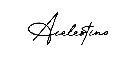 Also we have Acelestino name is the best signature style. Create professional handwritten signature collection using AmerikaSignatureDemo-Regular autograph style. Acelestino signature style 3 images and pictures png